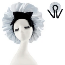 1 PUC Bandană de lux din mătase satinată cu cravată reglabilă - Căciulă ușoară pentru îngrijirea părului, potrivită pentru împletituri, păr ondulat, păr lung pentru confort toată noaptea