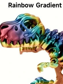 Réplica del esqueleto de Tiranosaurio Rex impreso en 3D - Decoración de dinosaurio impresa en 3D, ideal para escritorio y exhibición de oficina, regalo perfecto para adolescentes y adultos