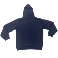 Men's Hooded Zipper Sweatshirt With Multiple Pockets, Casual Pullover Sweatshirt, Suitable For Spring Autumn - Navy Blue - View 3