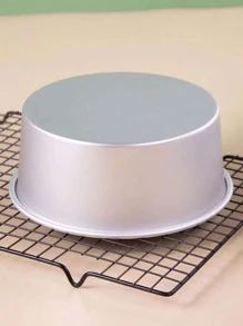 1pc Multi-Size Non-Stick Chiffon Cake Pan, Aluminum Alloy Material, Easy Release, Suitable For Family And Friends Gathering