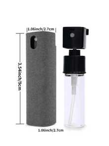 1瓶屏幕清洁喷雾，适用于所有智能手机、笔记本电脑和平板电脑屏幕，二合一喷雾和超细纤维布配件，家用清洁 - 灰色 - 查看 9