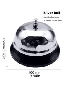 1pc Student Gift Creativity Bar Restaurant Call Bell, Desk Bell, Hand Response Buzzer, Pet Bell, Shake Bell, Attention Training Bell For Classroom, Golden Color Ringing Bell - Multicolor - View 14