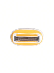 Maquinilla de afeitar para mujeres de color amarillo, que incluye afeitadora para axilas, piernas y área del bikini, afeitadora portátil, maquinilla de afeitar manual amarilla, cuchilla de afeitar manual para el área del bikini de mujeres, con cuchillas de 5 capas, cabezal de afeitadora reemplazable de acero inoxidable de color amarillo, accesorios de viaje (mango + cabezal + estuche de almacenamiento) adecuado para viajes de verano, viajes, traslados, trabajo, estudiantes universitarios, damas, regalos para hermanas, niñas y amigas
