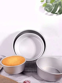 1pc Multi-Size Non-Stick Chiffon Cake Pan, Aluminum Alloy Material, Easy Release, Suitable For Family And Friends Gathering