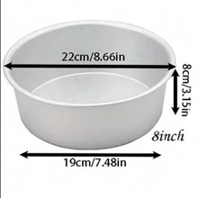 1pc Multi-Size Non-Stick Chiffon Cake Pan, Aluminum Alloy Material, Easy Release, Suitable For Family And Friends Gathering