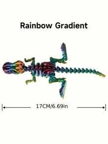 Réplica del esqueleto de Tiranosaurio Rex impreso en 3D - Decoración de dinosaurio impresa en 3D, ideal para escritorio y exhibición de oficina, regalo perfecto para adolescentes y adultos