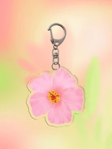 1pc/Set Red & White Seven Colors Hibiscus Flower Keychain For Women, Suitable For Daily Decoration, Matching Outfits, Date, Beach, Photography- Perfect For Handbag Pendant, Car Key Chain, Couples/Holiday Gifts Everyday Bag Accessory, Bag Charm, Lanyard, Key Holder. Ideal For Boyfriends, Girlfriends, Family Members, Doctors, Nurses, Party Gifts, Cell Phone Decorations, And More. - Multicolor - View 15