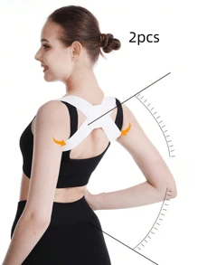 1pc, Outdoor Sports And Fitness Shoulder Strap, Open Shoulder Straight Back Lightweight Invisible Shoulder Strap For Both Men And Women, Sports Shoulder Protection With High Elasticity, New For Spring And Summer 2025(Suitable For 80-120 Pounds) Gym Accessories