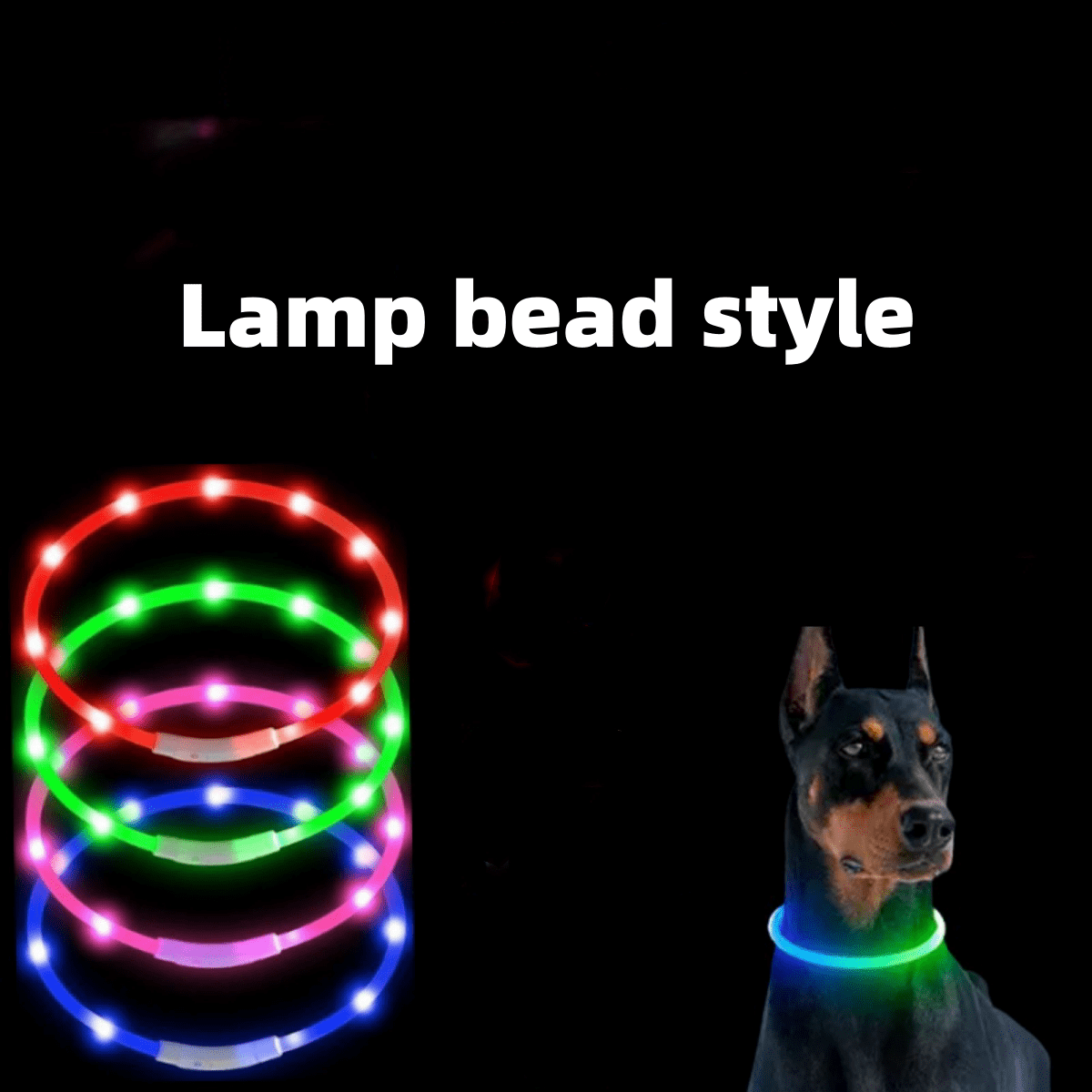 1pc USB Rechargeable LED Glow Dog Collar,With 3 Lighting Modes, Bright Lights For Nighttime Safety, Adjustable Illuminated Collar, Ensuring Pet Safety, Suitable For Small To Large Dogs And Cats, Suitable For Cat Mom, Dog Mom, Cat Lovers, Dog Lovers The Length Can Be Trimmed By Oneself