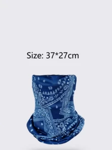 Unisex Ice Silk Face Cover, Lightweight Breathable Sun Protection Neck Gaiter For Cycling, Cooling Touch - Multicolor - View 5