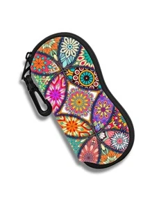 1 pezzo Custodia per occhiali di moda colorata, portatile e compatta per il viaggio e lo sport, contenitore morbido per occhiali da sole con gancio, perfetto per conservare gli occhiali in auto, per feste di rivelazione del sesso, compleanni, matrimoni e feste, il regalo perfetto per colleghi, amici e familiari, per il ritorno a scuola