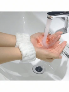 1 件洗脸头带/2 件洗脸腕带/3 套水疗头带、化妆头带、洗脸头带、护肤头带、蝴蝶结、泡泡、水疗头带、腕带、女士和女孩发饰套装 - 彩色 - 查看 23