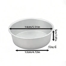 1pc Multi-Size Non-Stick Chiffon Cake Pan, Aluminum Alloy Material, Easy Release, Suitable For Family And Friends Gathering
