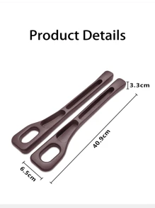 2pcs Car Seat Gap Filler With Storage Compartment, Seat Crevice Anti-Leakage Seal Strip, Universal Multi-Functional Car Seat Edge Gap Filler