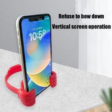 5pcs Thumb Phone Stand, Creative Slouchy Tablet Stand For Home Office Desk, Convenient Phone Stand - Multicolor - View 3