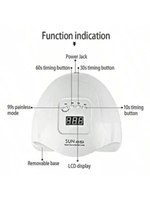 36 LED UV Nail Lamp With 4 Timing Settings And Auto Sensor, Rapid Curing Gel Nail Polish, Suitable For Nail Salon Tools - View 7