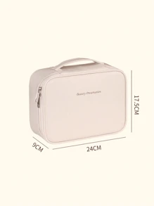 1pc Large Capacity Partition Storage Makeup Bag Travel Portable Toiletry Bag Cosmetics Storage Bag, Multi-Layer Detachable Makeup Bag, Unisex Skin Care Products Storage Bag, Suitable For Carrying Beauty Essentials Holiday Essentials Holiday Travel Essentials Travel Bag Travel Accessories Graduation Back To School Supplies