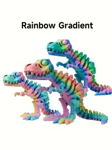 Réplica del esqueleto de Tiranosaurio Rex impreso en 3D - Decoración de dinosaurio impresa en 3D, ideal para escritorio y exhibición de oficina, regalo perfecto para adolescentes y adultos
