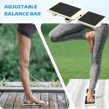 1 Set Ankle Strengthener Exerciser, Yoga Pilates Balance Wobble Board, Single Leg Balance Board For Joint Rehab, Foot Stability Trainer, Non-Slip Wood Foot Posture Qualitative Exercises, Enhances Flexibility And Muscle Tone, Yoga Mat Accessories, For Ballet Home Gym Basketball Football Gym Accessories, Deporte, Gimnasio, Ejercicio En Casa, Pilates, Yoga, Entrenamiento En Casa - Various Specifications - View 7