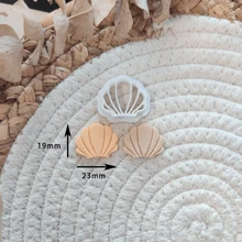 New Rabbit Shell Shaped Soft Clay Earring Mold Set, Complete Soft Clay Mold