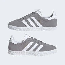 Tenis Adidas Gazelle Casual Para Mujer - Original - gris - Ver 2