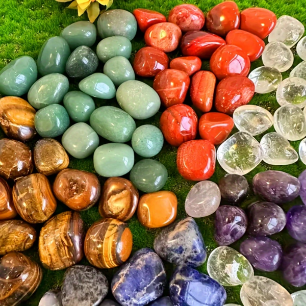 100g Piedras ásperas Premium de Amatista y Ágata Roja - Mineral natural pulido, adecuado para el paisajismo de acuarios, decoración de plantas en macetas y joyería - Esencial para entusiastas de los cristales y principiantes - Regalo ideal para Navidad, Halloween y cumpleaños