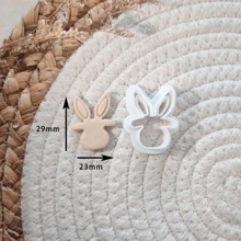 New Rabbit Shell Shaped Soft Clay Earring Mold Set, Complete Soft Clay Mold