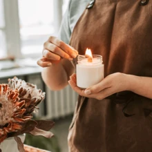 70/100 Stücke/Set Holzdochte, Kerzenherstellung Dochte 5,1 x 0,5 Zoll natürliches Kirschholz Holzkerzenwicke Kerzenkerne mit Eisenständer für DIY Kerzenmachen mit Basis, Kerzenwarnschilder, Basiskleber Aufkleber geeignet für Anfänger