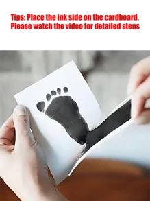 1pc Simple Pet Paw Print Pad, Used For Commemorating The Growth Of Pets