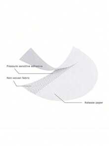 50pcs/Pack Disposable Lint-Free Cotton Eye Makeup Pads, Eyelash Extension Makeup Tools - Multicolor - View 13