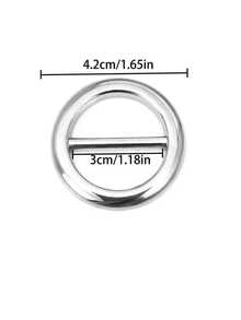 3 件多功能金属围巾和配饰夹 - 优雅时尚的配饰，适用于围巾、T 恤和腰带，适合任何场合 - 彩色 - 查看 9