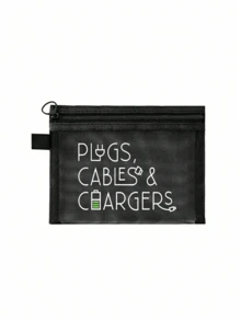 Túi đựng mỹ phẩm dạng lưới có họa tiết cáp dữ liệu, thiết kế họa tiết chữ cái bộ sạc, túi đựng đồ lót khí màu đỏ, túi đựng đồ trang điểm, túi đựng đồ chăm sóc da, đồ dùng thiết yếu khi đi du lịch, đồ dùng ký túc xá, quà tặng cô dâu, quà tặng cho mẹ, quà tặng sinh nhật, quà tặng cho bạn bè và giáo viên, đồ đựng đồ trong phòng tắm, đồ đựng đồ trang sức, túi đựng dầu dưỡng môi và mỹ phẩm - Nhiều màu - Xem 11