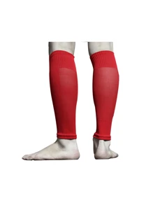 1 paio di parastinchi traspiranti, protezione per le ginocchia, manicotti per le gambe per sport, maniche protettive da esterno per il calcio