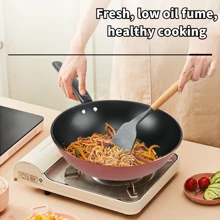 24cm/9.45inch Nonstick Frying Pan, Thick Bottom, 1pc, Suitable For Baby Food Cooking, Gas Stove And Induction Cooktop