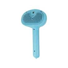 3-In-1 Steam Cat Brush With Water Spray Blue Light Disinfection - Usb Rechargeable, Self-Cleaning Pet Grooming Tool For Cats & Dogs