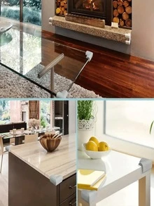 12/8/4 Stück Anti-Kollisions-Streifen, Eckenschutz, Möbel Anti-Kollisions-Wandaufkleber, Tischseitiger Weichschutz, Schutzkantenummantelung, Sicherheitsschutz Eckenschutz - Verschiedenfarbig - Übersicht 7