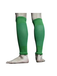 1 paio di parastinchi traspiranti, protezione per le ginocchia, manicotti per le gambe per sport, maniche protettive da esterno per il calcio