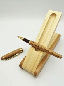 Caja de regalo de pluma personalizada, pluma de bambú y metal, regalo creativo con logotipo, pluma neutra de oficina, regreso a la escuela, multifuncional, ornamental, reutilizable, moderna, colorida, linda, vintage, de dibujos animados, Kawaii, personalizada, única, para trabajadores, clientes, estudiantes, para negocios/trabajo/oficina, para la escuela, suministros escolares, regreso a la escuela, para oficina, para la escuela, para el aula, para regalos de maestros, para la universidad, para colegas, para dormitorios, para maestros, para niños y niñas, para adolescentes, estudiantes de secundaria, estudiantes de secundaria, estudiantes universitarios, estudiantes universitarios, primer año, segundo año, estudiantes menores
