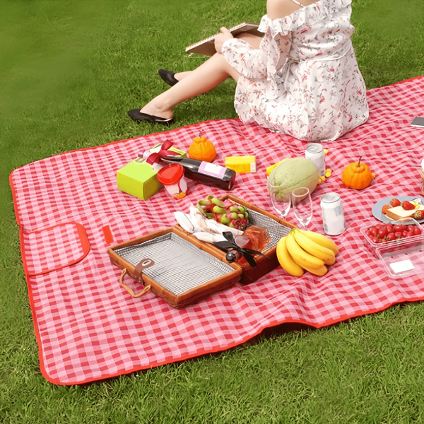 Extra Large Folding Outdoor Thick Waterproof Picnic Mat With Aluminum Mold Moisture-Proof Outdoor Picnic, Camping, Beach Multifunctional Mat
