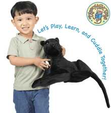 Sid The Panther - Squeeze Me! - 17 Inch Stuffed Animal Plush - Multicolor - View 6