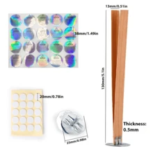 70/100 Stücke/Set Holzdochte, Kerzenherstellung Dochte 5,1 x 0,5 Zoll natürliches Kirschholz Holzkerzenwicke Kerzenkerne mit Eisenständer für DIY Kerzenmachen mit Basis, Kerzenwarnschilder, Basiskleber Aufkleber geeignet für Anfänger