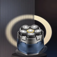 YTWO 6D Men's Electric Bald Head Clipper | 6 Floating Blades | Cordless, Rechargeable | For Short Hair & Travel | Great Gift For Him, Titanium Head Shaver Is The Evolution In Electric Head Shavers For Bald Men. Battery Capacity: 1400mAh