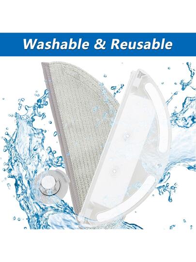 Replacement Spare Parts Compatible Roborock S5,S5MAX,S6,S6MAX,S50,E4,S6 PURE,E5,S51,S52,S55,E2, E3,E5,E20,E25,E35,S50,S65 Xiao Mi Mijia Robot Vacuum,Accessories/Parts Water Tank,Mop Cloth,Water Tank Filter. view 2