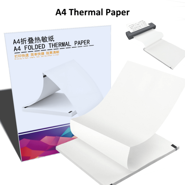 A4 Thermal Paper, Thermal Printer Paper For Portable Printer, Compatible With M08F-Letter, M08F M832,M833, M834,M835 M836 Brother Letter Thermal Printer, 8.27"*11.69" Size