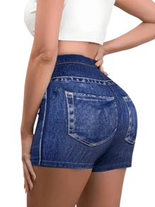 2pcs/Set Women Sports Tight Shorts Combo Pack, Yoga Shorts, Athletic Shorts, Cycling Shorts, Gym Workout Pants