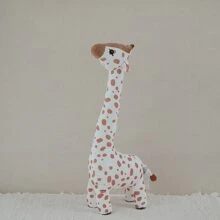 1 pièce Mignonne peluche girafe animal en peluche, poupée en peluche douce pour cadeau d'anniversaire pour garçons et filles, décoration en peluche d'animal, cadeau pour la chambre de garçon, cadeau, marron beige, animal, chambre de garçon, chambre de fille, rose, animal en peluche, cadeau