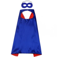 2pcs/Set Adult Superhero Cape And Mask, Costume Props Cloak, Superhero Theme Party Dress Up Attire - Multicolor - View 6