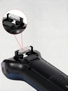 FD Kit De Cortapelos Profesional Hombres Recortador Pelo y Barba - Azul - Ver 5