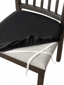 1pc/4pcs/6pcs Stretch Striped Elastic Seat Cover, Modern Minimalist Anti-Dirty Anti-Scratch Bench/Stool Slipcover Suitable For Dining Room, Living Room, Patio - Multicolor - View 7