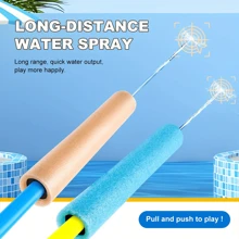 3pcs/6pcs Water Blaster, Long-Range Leakproof Plastic Water Guns With Colorful Pull-Out Design, Great For Summer Pool, Beach Parties, Family And Friends Outdoor Fun Games